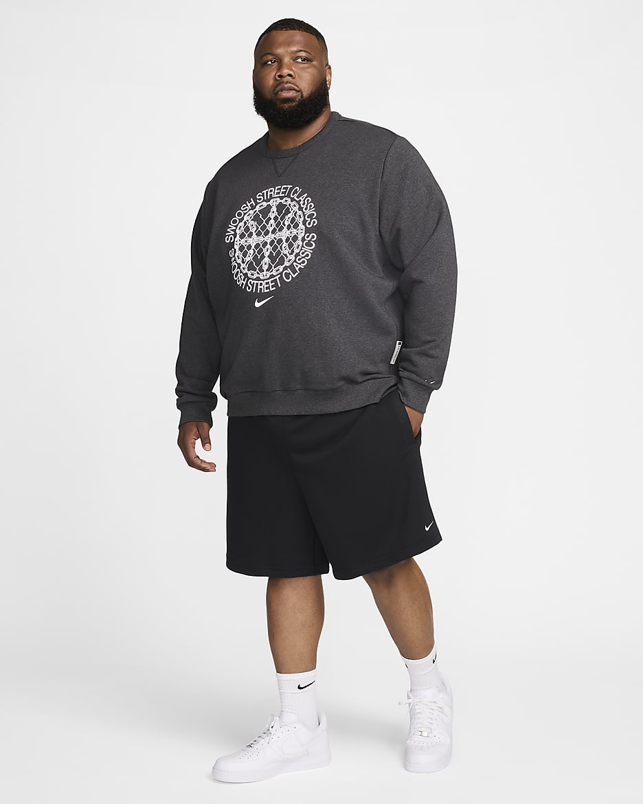 Nike Standard Issue Dri FIT Crew Yakal Erkek Basketbol Sweatshirt u. Nike TR